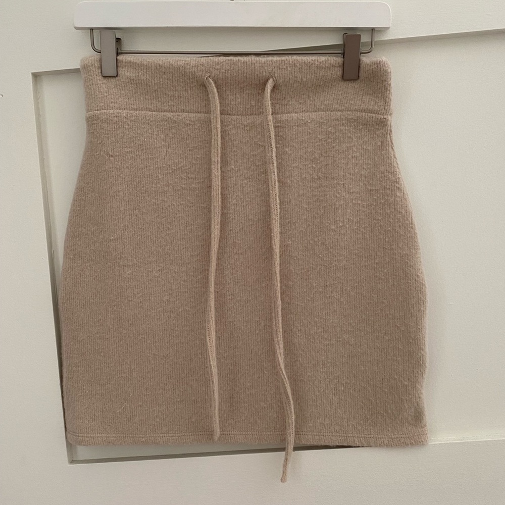Topshop Sweater Mini Skirt